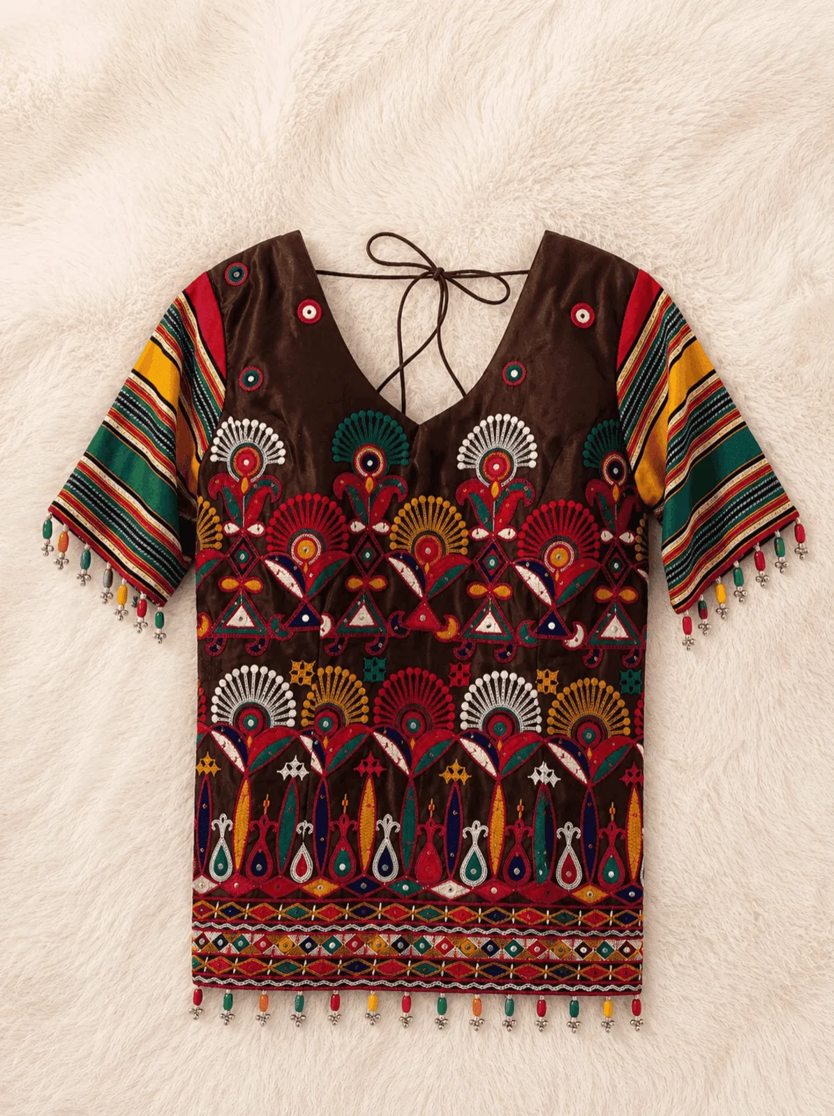 Gaji Silk Long Blouse